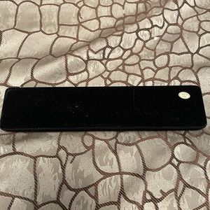 Black velvet bracelet box